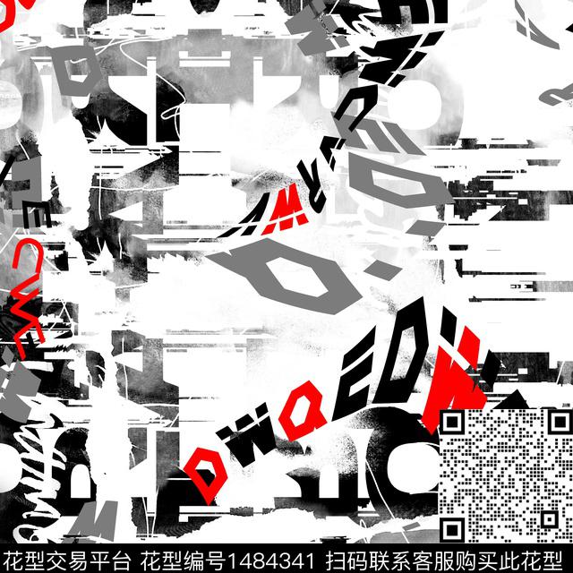 几何趋势华亿平台纸印花传统印花华亿平台下载（图片编号: 1484341） - 瓦栏（Walan）