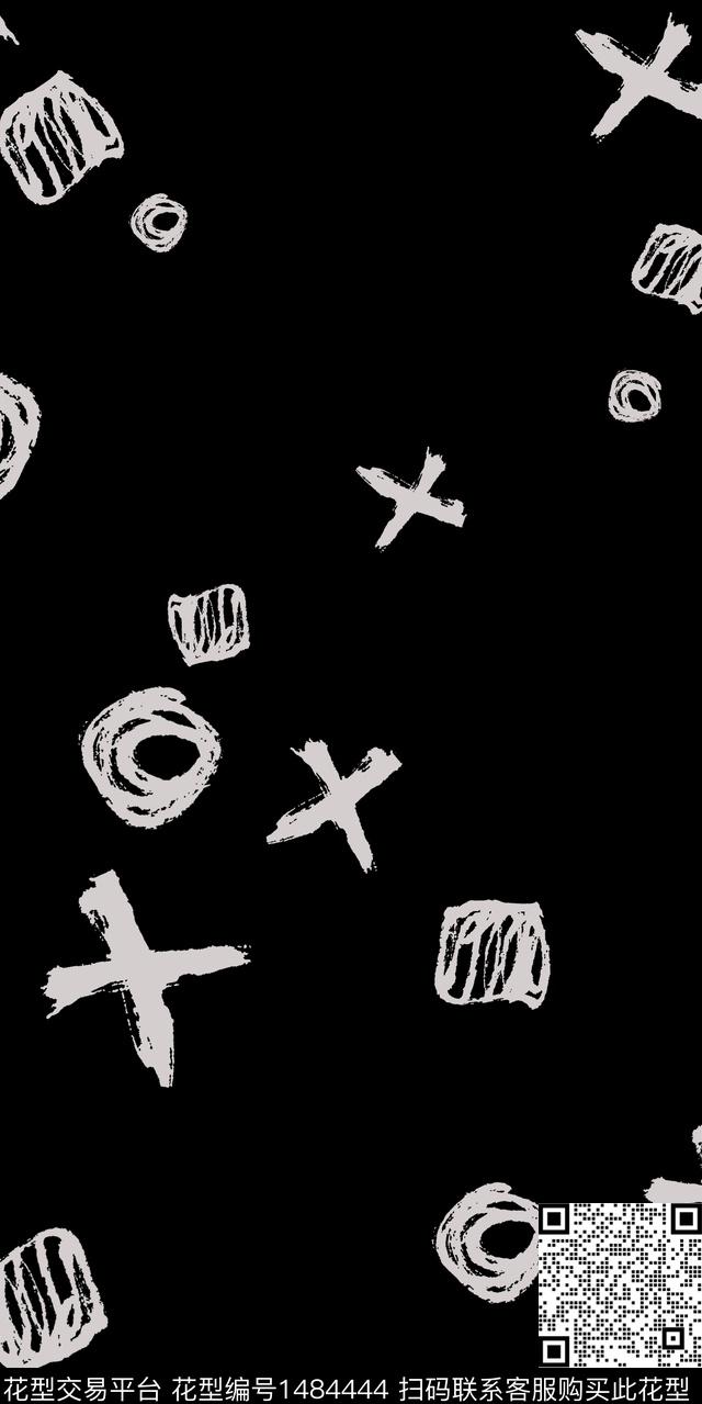 线条男装休闲数码印花华亿平台下载（图片编号: 1484444） - 瓦栏（Walan）