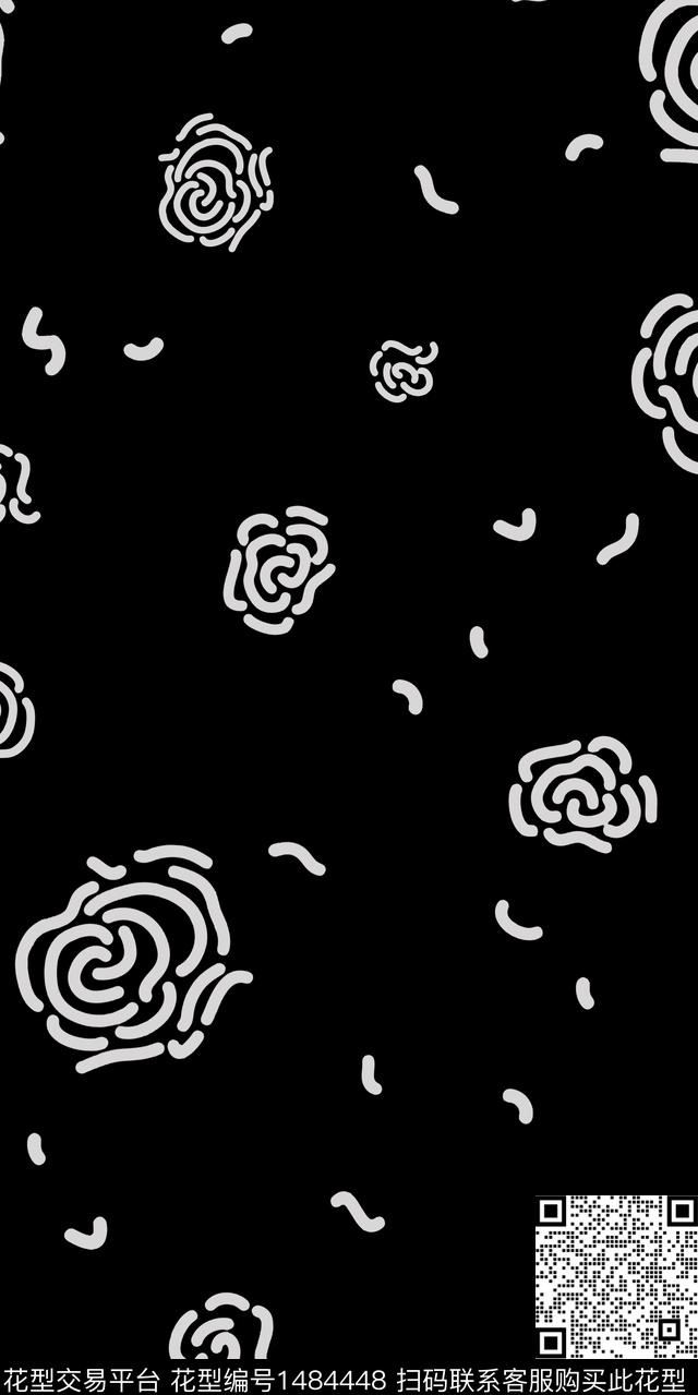 线条男装休闲数码印花华亿平台下载（图片编号: 1484448） - 瓦栏（Walan）