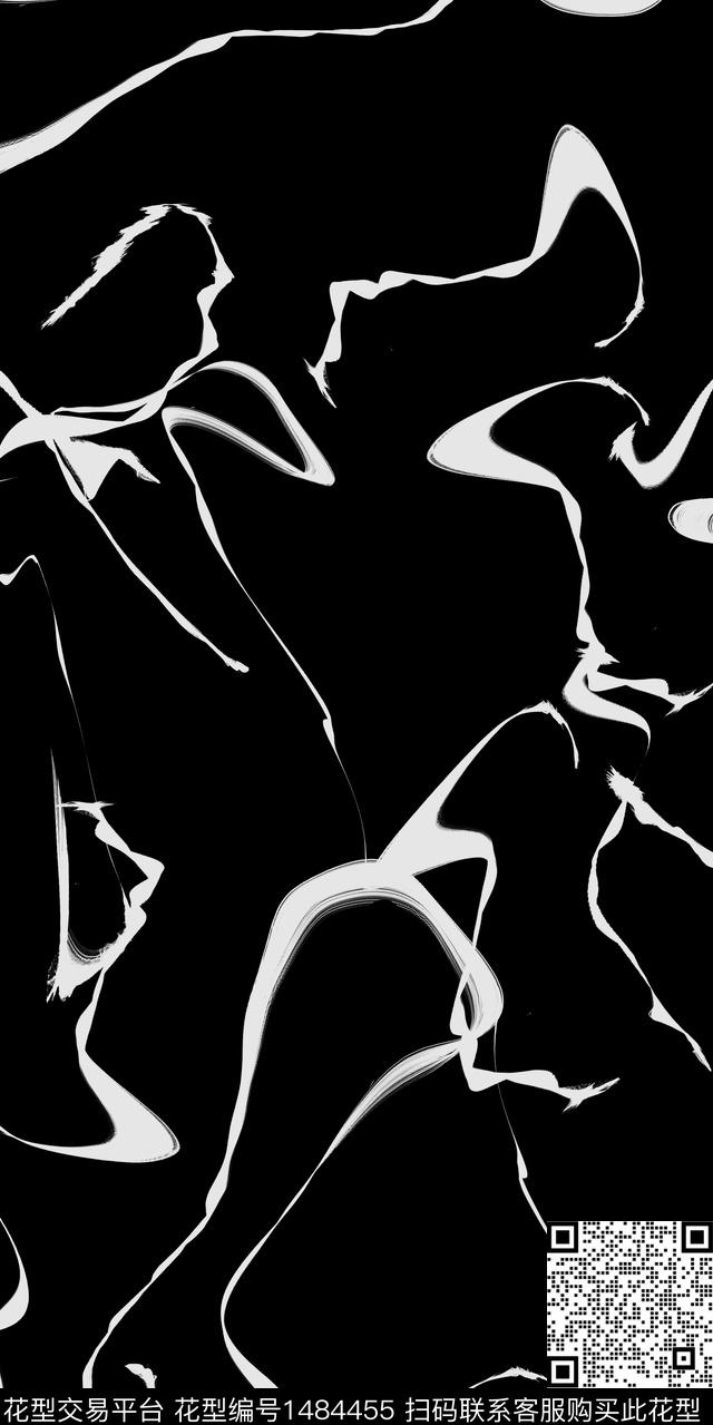 线条男装休闲数码印花华亿平台下载（图片编号: 1484455） - 瓦栏（Walan）