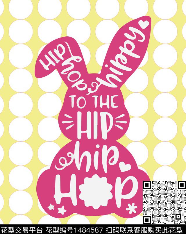 撞色动物头卡通动物数码印花华亿平台下载（图片编号: 1484587） - 瓦栏（Walan）