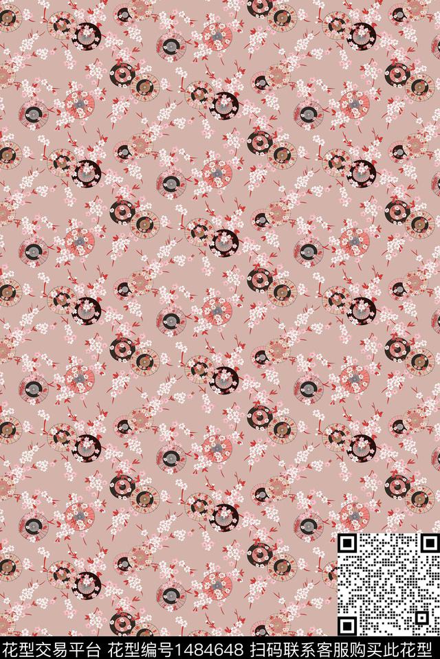 彩底花卉连衣裙趋势华亿平台数码印花华亿平台下载（图片编号: 1484648） - 瓦栏（Walan）