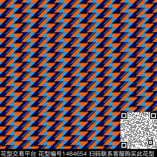 炫彩格子大牌风传统印花华亿平台下载（图片编号: 1484654） - 瓦栏（Walan）