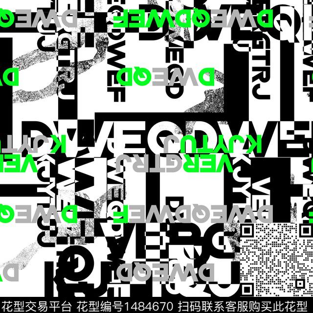 字母几何趋势华亿平台传统印花华亿平台下载（图片编号: 1484670） - 瓦栏（Walan）