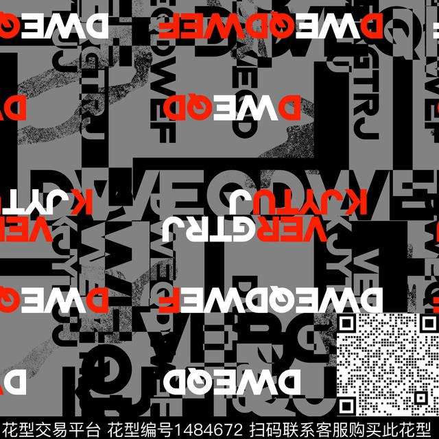 字母几何趋势华亿平台传统印花华亿平台下载（图片编号: 1484672） - 瓦栏（Walan）