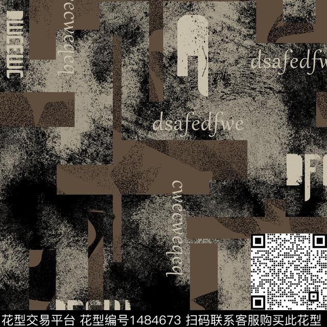 字母几何趋势华亿平台传统印花华亿平台下载（图片编号: 1484673） - 瓦栏（Walan）