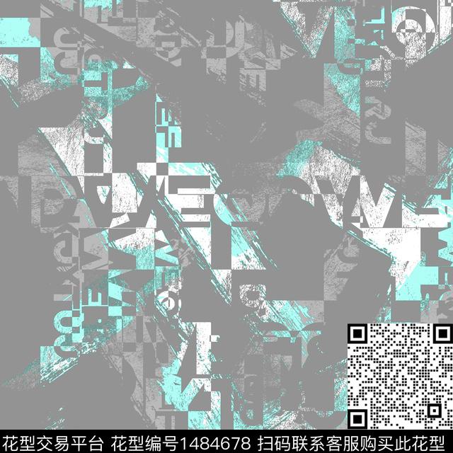 几何趋势华亿平台纸印花传统印花华亿平台下载（图片编号: 1484678） - 瓦栏（Walan）