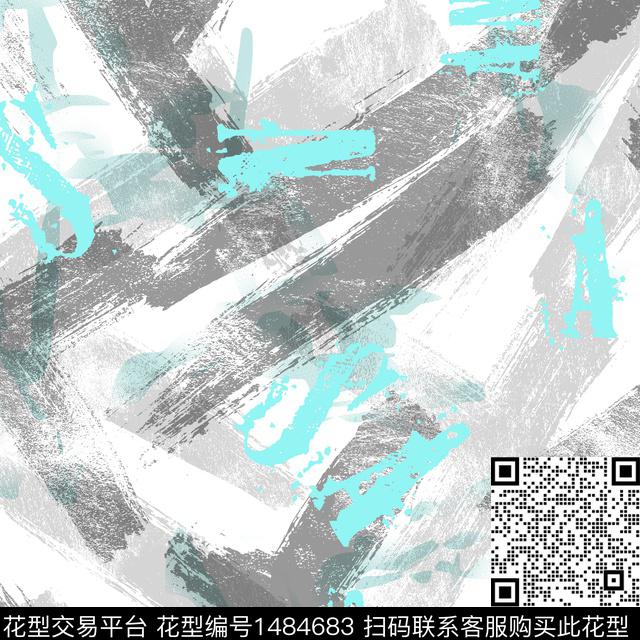 几何趋势华亿平台纸印花传统印花华亿平台下载（图片编号: 1484683） - 瓦栏（Walan）