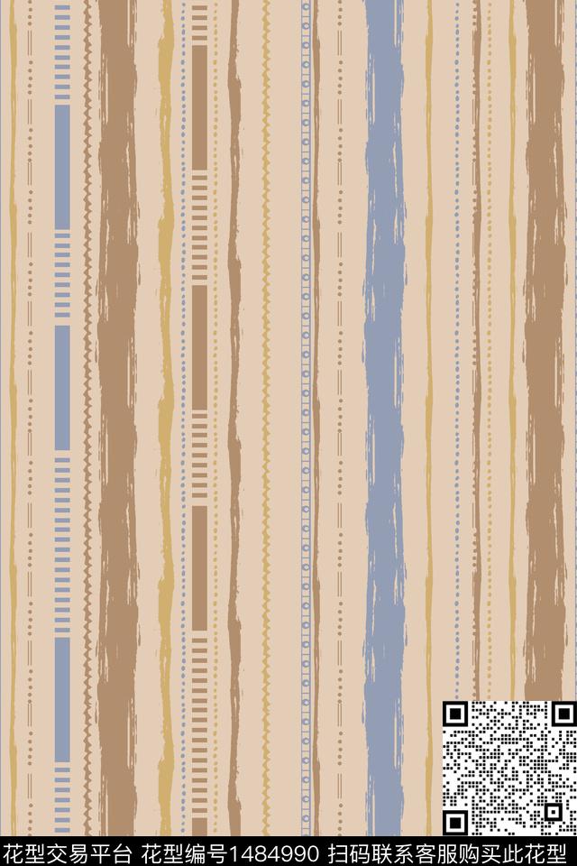 裤子纹理条纹数码印花华亿平台下载（图片编号: 1484990） - 瓦栏（Walan）