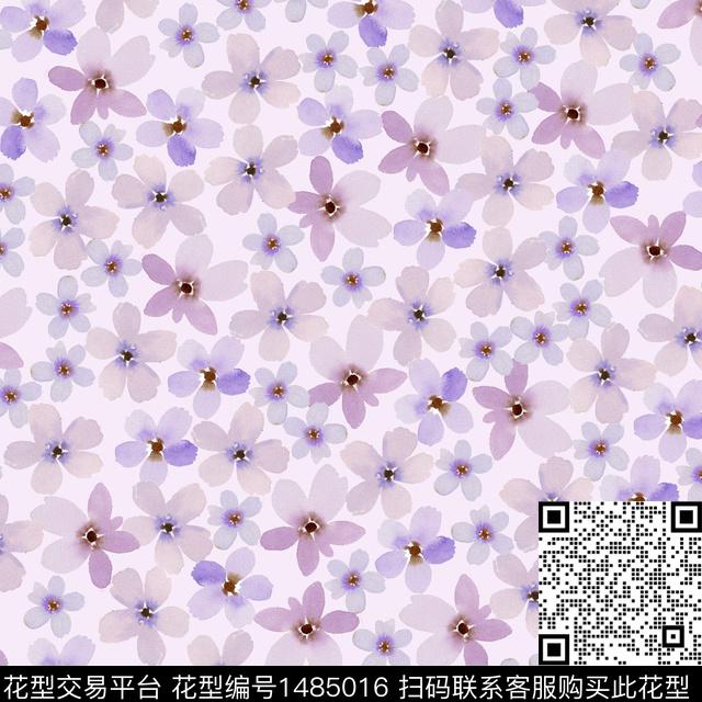 女装花卉小碎花数码印花华亿平台下载（图片编号: 1485016） - 瓦栏（Walan）
