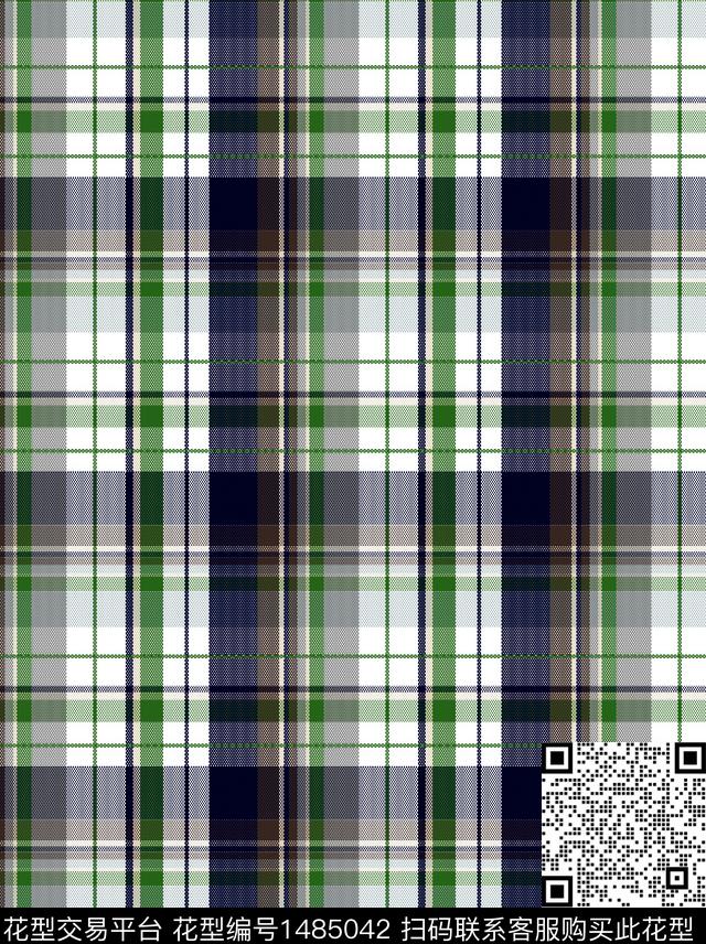 男装格子传统印花华亿平台下载（图片编号: 1485042） - 瓦栏（Walan）