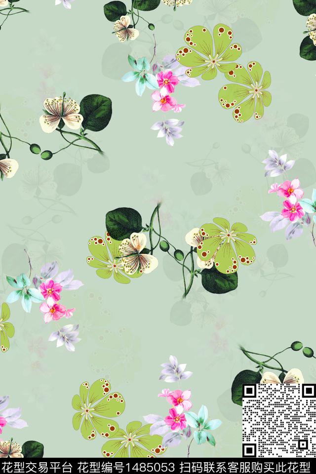 香云纱旗袍中国风数码印花华亿平台下载（图片编号: 1485053） - 瓦栏（Walan）