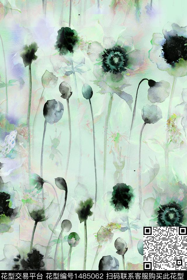 香云纱旗袍中国风数码印花华亿平台下载（图片编号: 1485062） - 瓦栏（Walan）