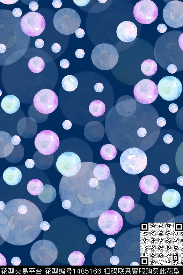 几何圆形床品数码印花华亿平台下载（图片编号: 1485166） - 瓦栏（Walan）