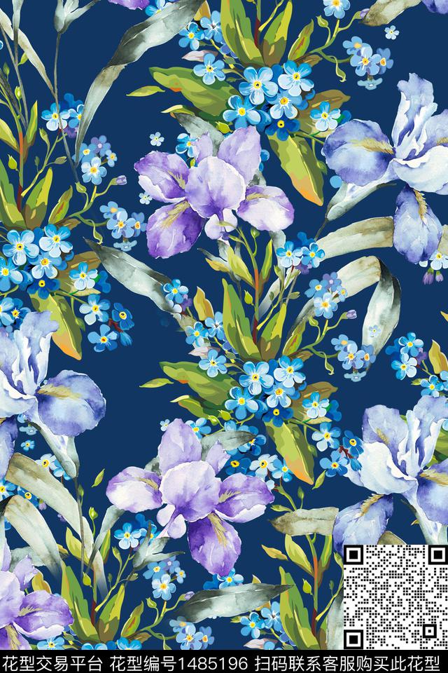 床品女装花卉数码印花华亿平台下载（图片编号: 1485196） - 瓦栏（Walan）