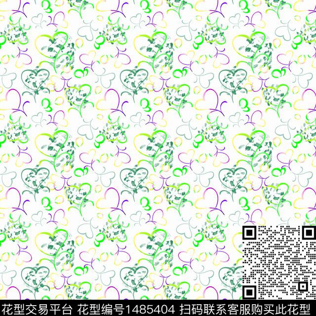 几何手绘小碎花数码印花华亿平台下载（图片编号: 1485404） - 瓦栏（Walan）