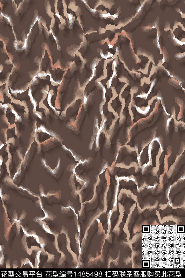 纹理波西米亚可可咖啡数码印花华亿平台下载（图片编号: 1485498） - 瓦栏（Walan）