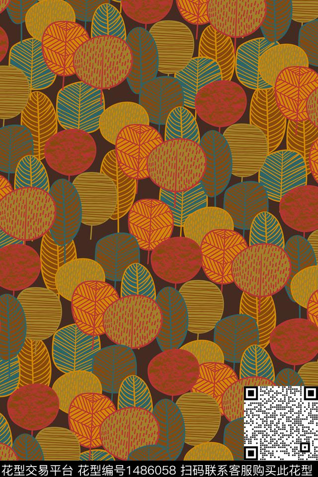 女装民族风大牌风数码印花华亿平台下载（图片编号: 1486058） - 瓦栏（Walan）