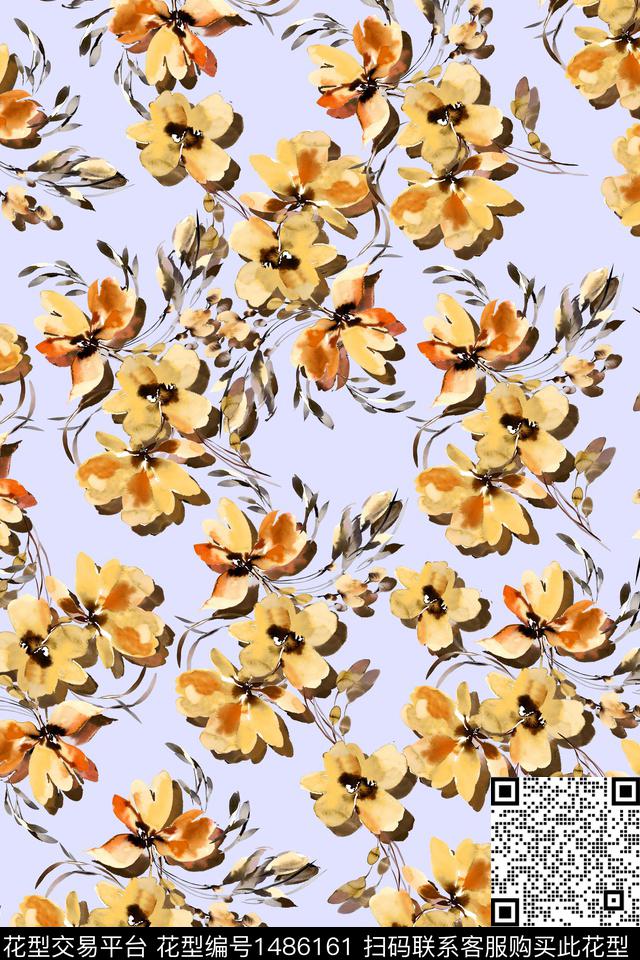 绿植树叶大牌风年轻女性数码印花华亿平台下载（图片编号: 1486161） - 瓦栏（Walan）