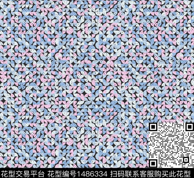 几何连衣裙小碎花传统印花华亿平台下载（图片编号: 1486334） - 瓦栏（Walan）