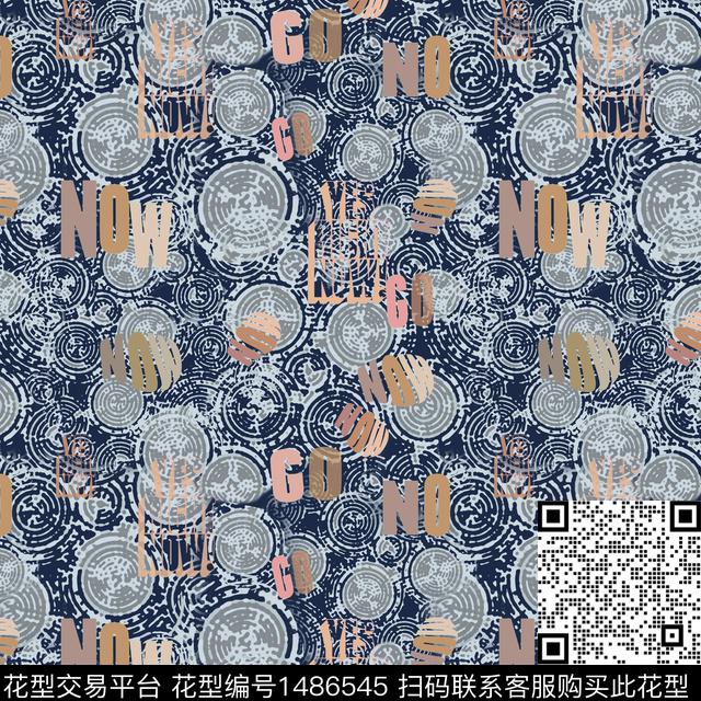 几何字母男装传统印花华亿平台下载（图片编号: 1486545） - 瓦栏（Walan）