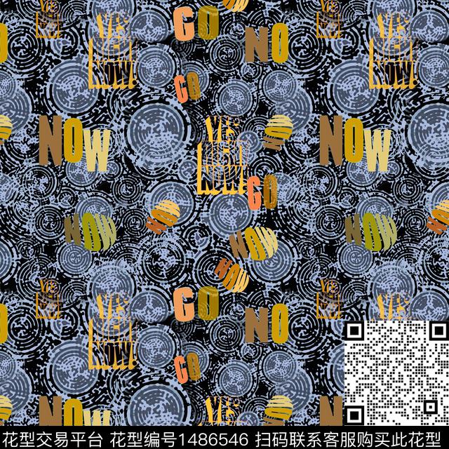 几何字母男装传统印花华亿平台下载（图片编号: 1486546） - 瓦栏（Walan）