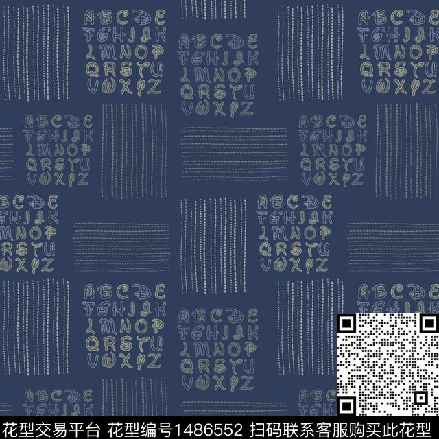 几何字母男装传统印花华亿平台下载（图片编号: 1486552） - 瓦栏（Walan）