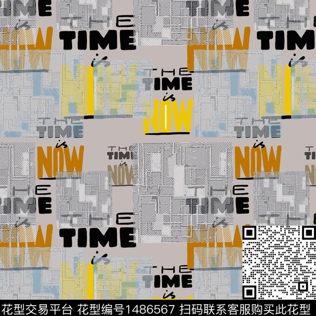 几何字母男装传统印花华亿平台下载（图片编号: 1486567） - 瓦栏（Walan）