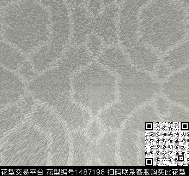 几何民族风抽象数码印花华亿平台下载（图片编号: 1487196） - 瓦栏（Walan）