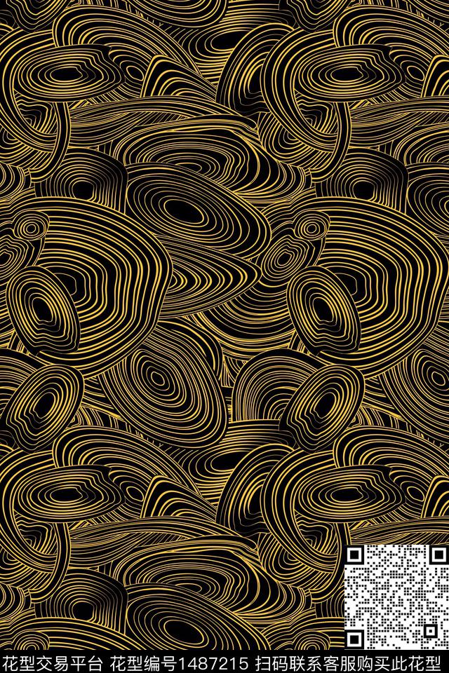 线条简约纹理数码印花华亿平台下载（图片编号: 1487215） - 瓦栏（Walan）