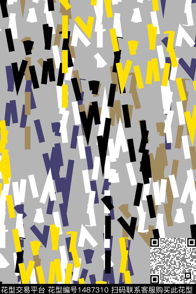 抽象男装家居服户外传统印花华亿平台下载（图片编号: 1487310） - 瓦栏（Walan）