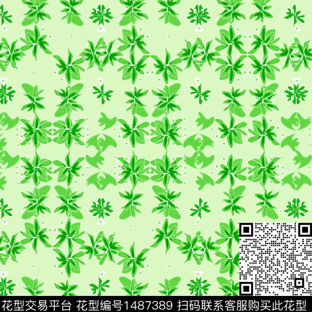 几何小清新素雅数码印花华亿平台下载（图片编号: 1487389） - 瓦栏（Walan）