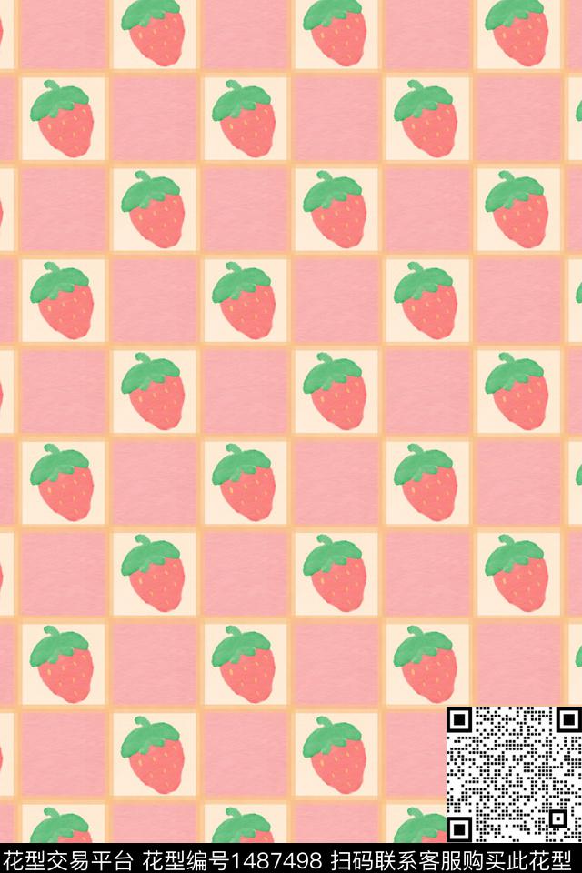 几何格子大牌风传统印花华亿平台下载（图片编号: 1487498） - 瓦栏（Walan）