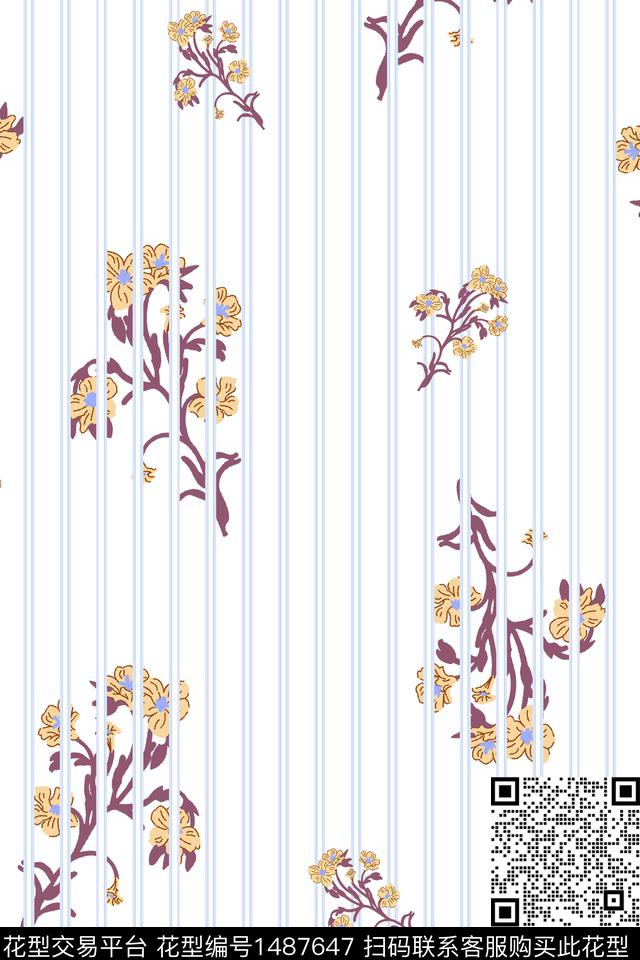 绿植树叶大牌风年轻女性传统印花华亿平台下载（图片编号: 1487647） - 瓦栏（Walan）