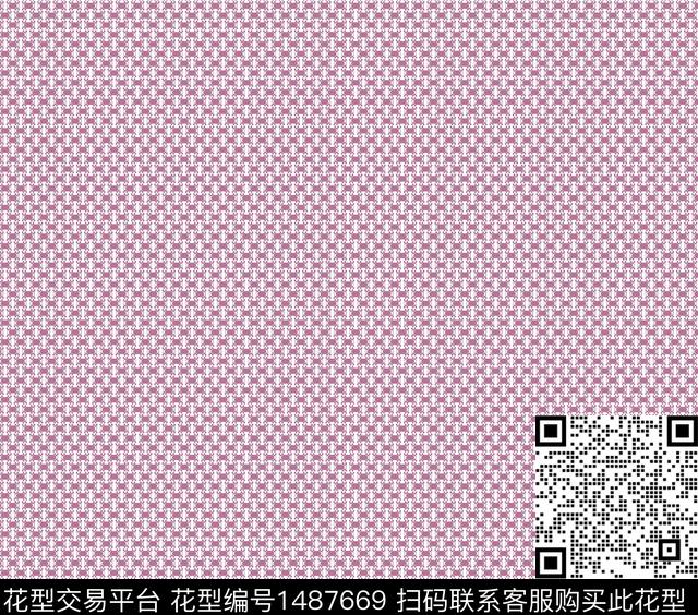 几何格子小碎花传统印花华亿平台下载（图片编号: 1487669） - 瓦栏（Walan）