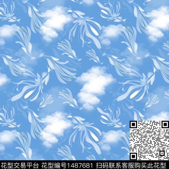 民族风凤凰天空传统印花华亿平台下载（图片编号: 1487681） - 瓦栏（Walan）