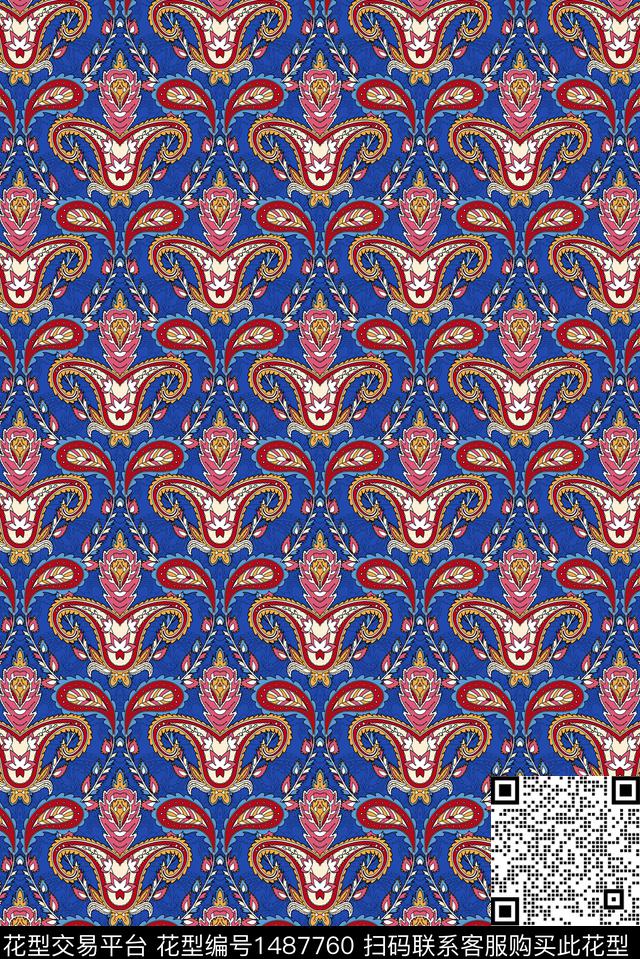 植物小碎花网布花卉小清新小香风简约花卉数码印花华亿平台下载（图片编号: 1487760） - 瓦栏（Walan）