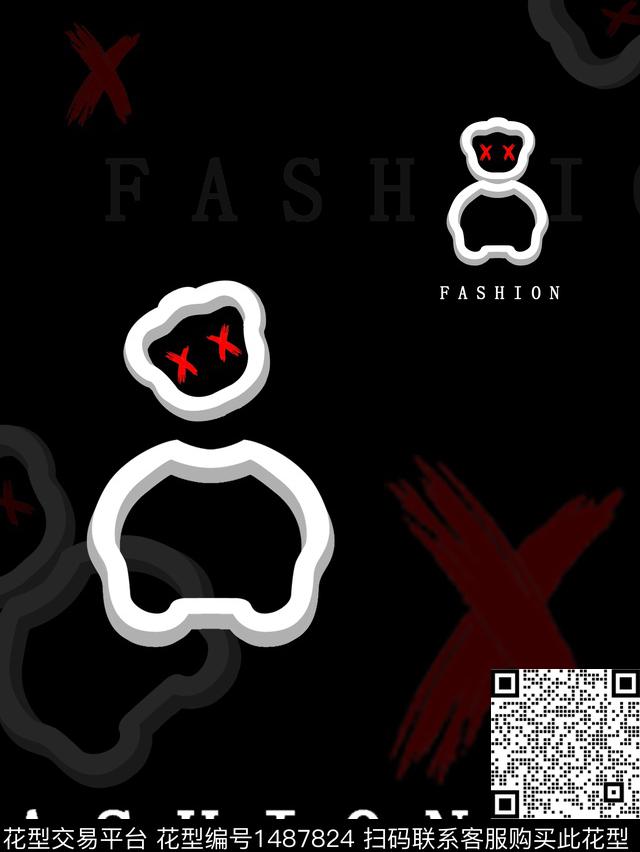 可爱男装大牌风传统印花华亿平台下载（图片编号: 1487824） - 瓦栏（Walan）