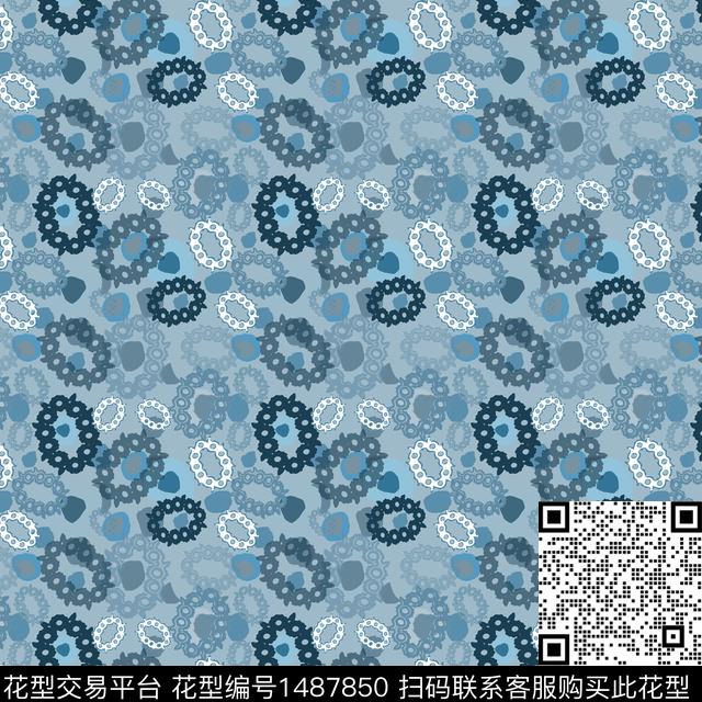 民族风圆形传统印花华亿平台下载（图片编号: 1487850） - 瓦栏（Walan）