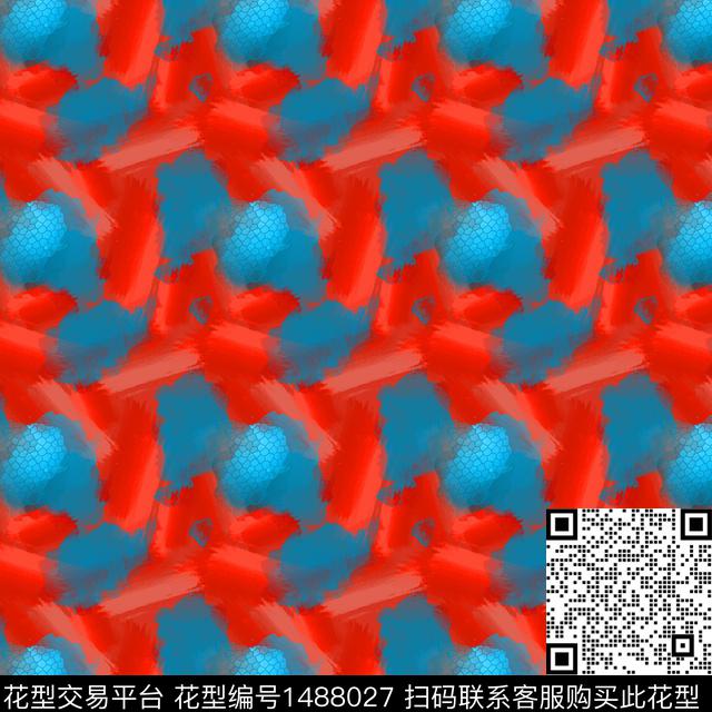 炫彩肌理图案数码印花华亿平台下载（图片编号: 1488027） - 瓦栏（Walan）