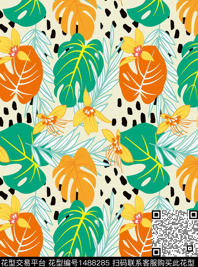 数码华亿平台女装民族风数码印花华亿平台下载（图片编号: 1488285） - 瓦栏（Walan）