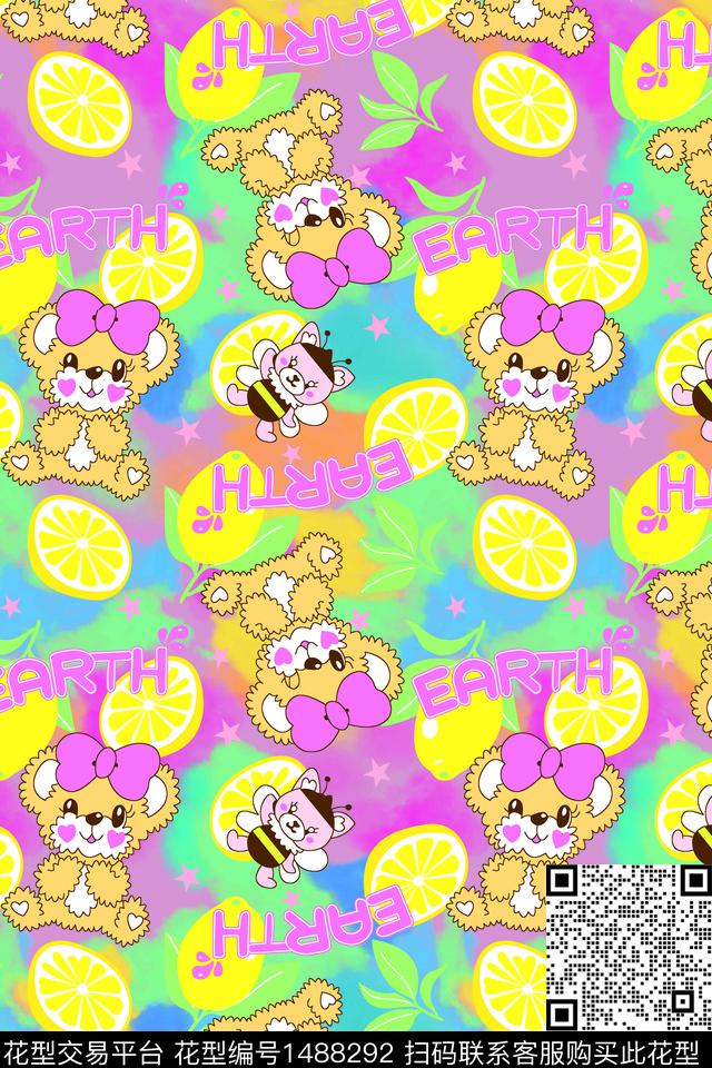 数码华亿平台几何童装数码印花华亿平台下载（图片编号: 1488292） - 瓦栏（Walan）