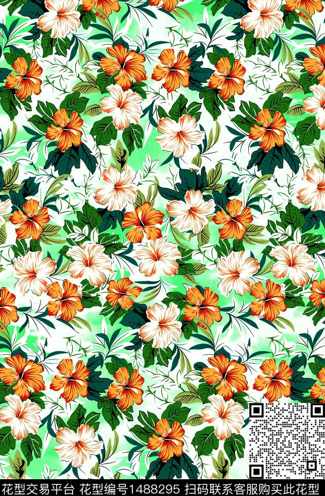 数码华亿平台女装民族风数码印花华亿平台下载（图片编号: 1488295） - 瓦栏（Walan）