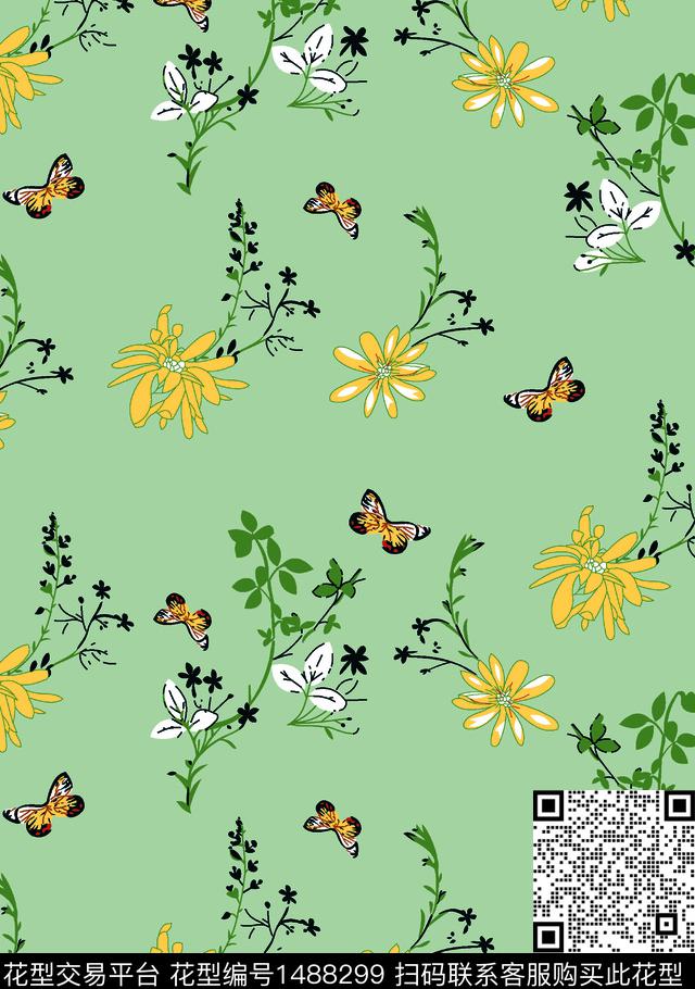 数码华亿平台女装民族风数码印花华亿平台下载（图片编号: 1488299） - 瓦栏（Walan）