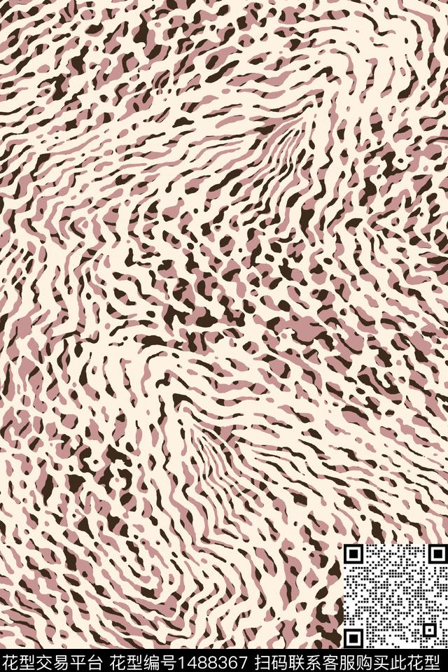 几何肌理抽象数码印花华亿平台下载（图片编号: 1488367） - 瓦栏（Walan）