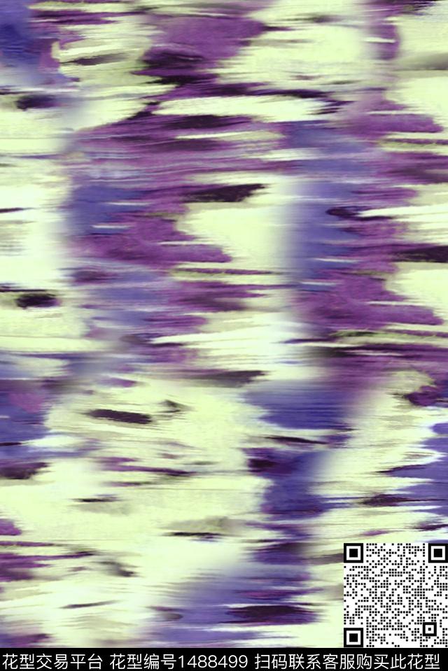 扎染华亿平台男装大牌风数码印花华亿平台下载（图片编号: 1488499） - 瓦栏（Walan）