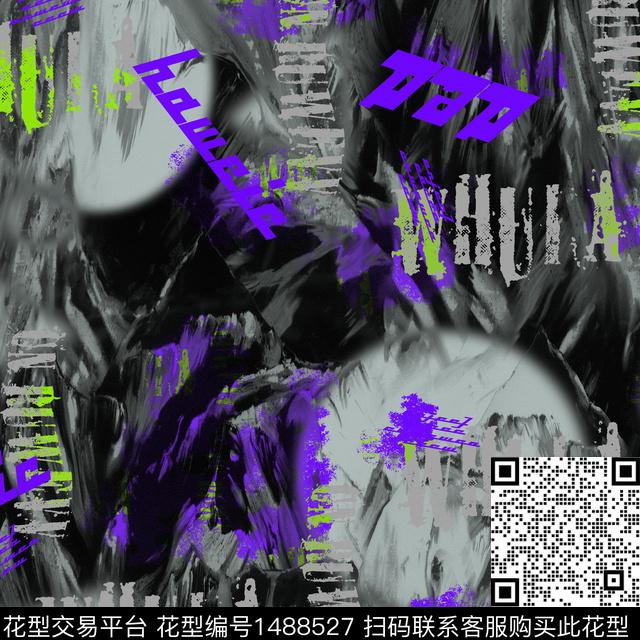 字母趋势华亿平台抽象男装传统印花华亿平台下载（图片编号: 1488527） - 瓦栏（Walan）