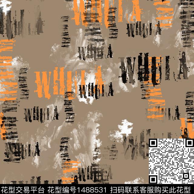 几何字母趋势华亿平台传统印花华亿平台下载（图片编号: 1488531） - 瓦栏（Walan）