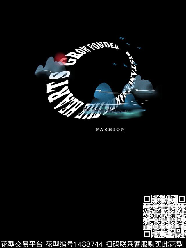 字母文字男装数码印花华亿平台下载（图片编号: 1488744） - 瓦栏（Walan）