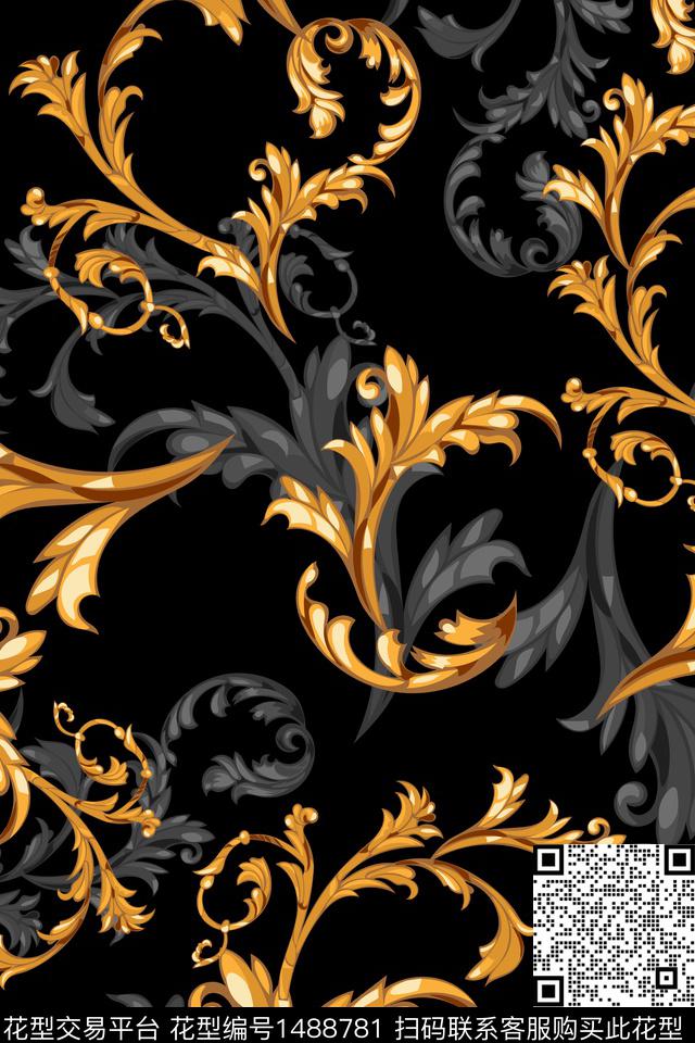 北欧大牌风中东数码印花华亿平台下载（图片编号: 1488781） - 瓦栏（Walan）